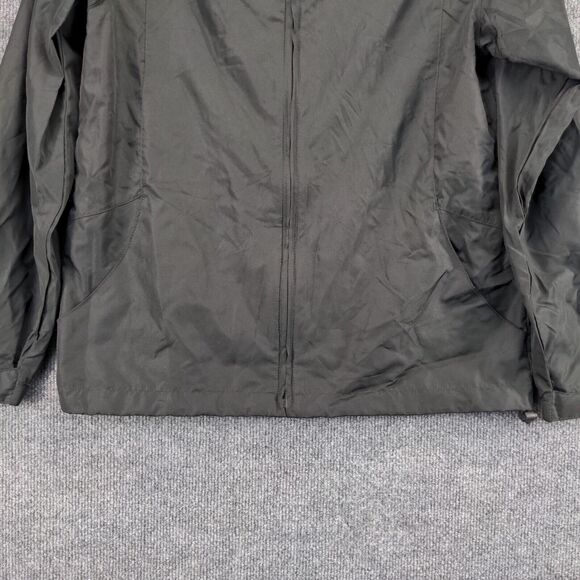 North End McAlister's Windbreaker Jacket Women's Small Long Sleeve Black Poly - Picture 8 of 13
